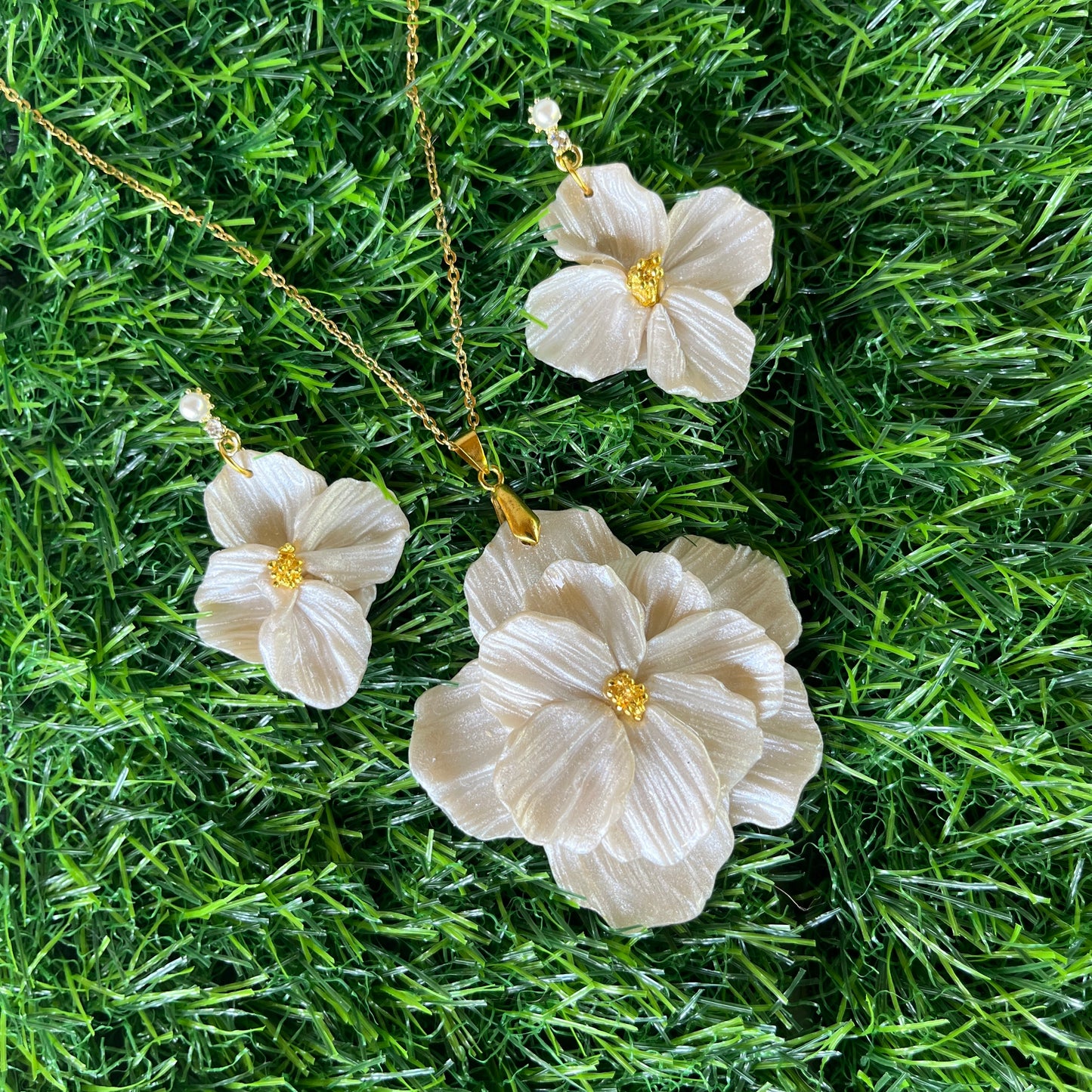 Single Pearl Flower Set