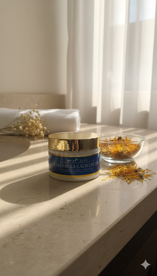 Calendula Calm Cream -Naturally Soothing. Gentle Radiant- NaturElle