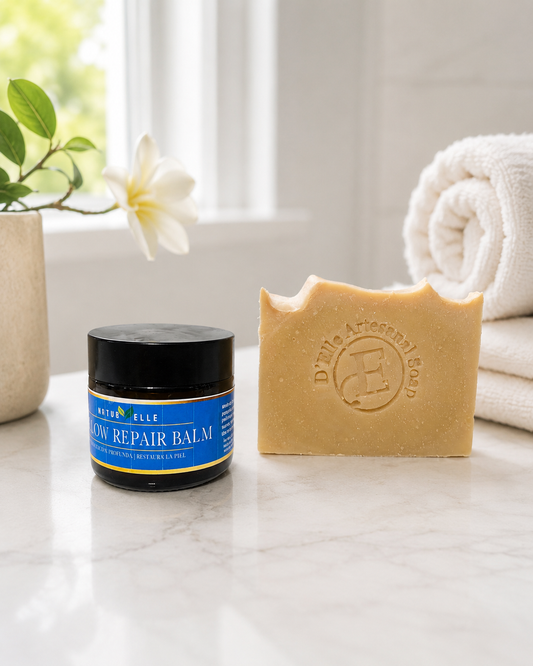 Tallow Repair Duo | Kit Reparador de Sebo de Res con Jabón y Bálsamo