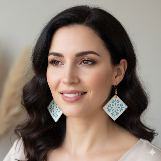 Polymer Clay Artesanal Earrings