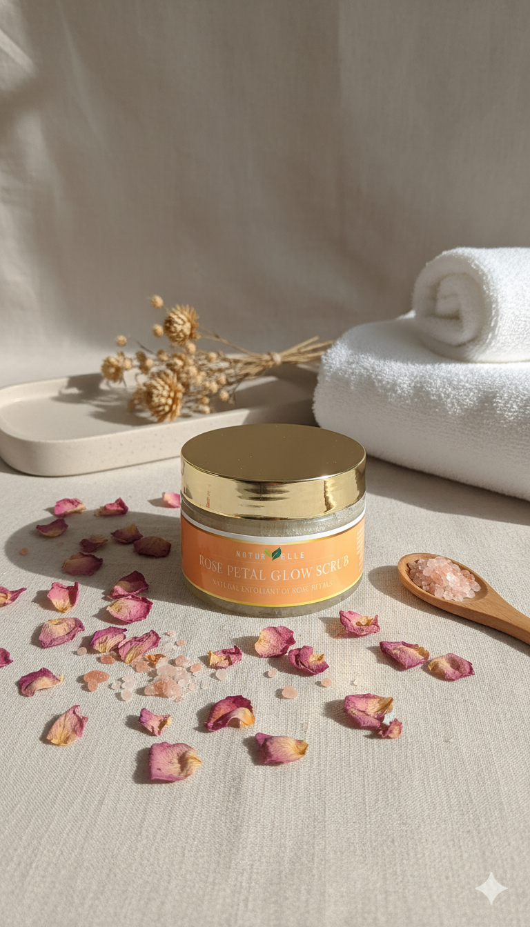 Rose Petal Glow Scrub