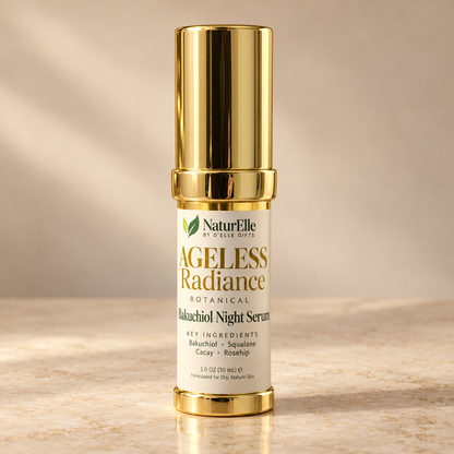 serum para la piel madura con el ingrediente Bakuchiol para la noche