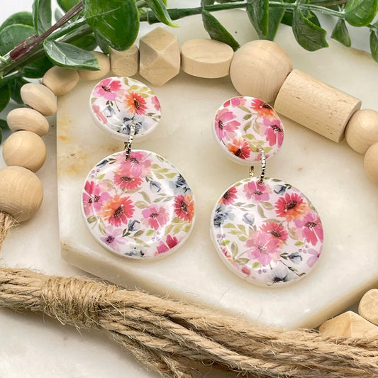 Flower's Polymer Clay Earring