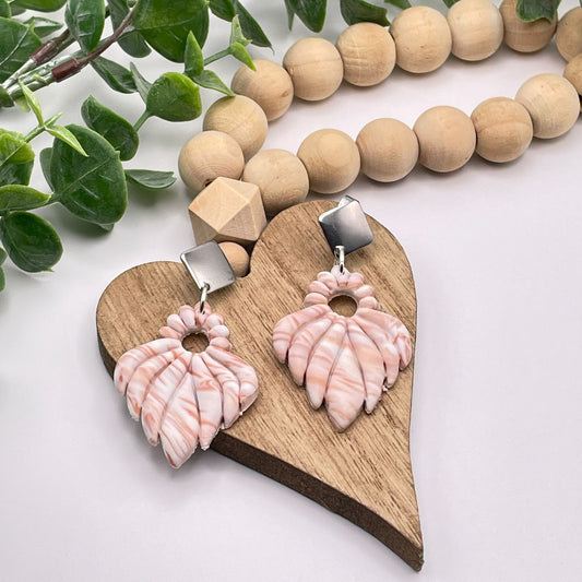 Vintage Polymer Clay Earring