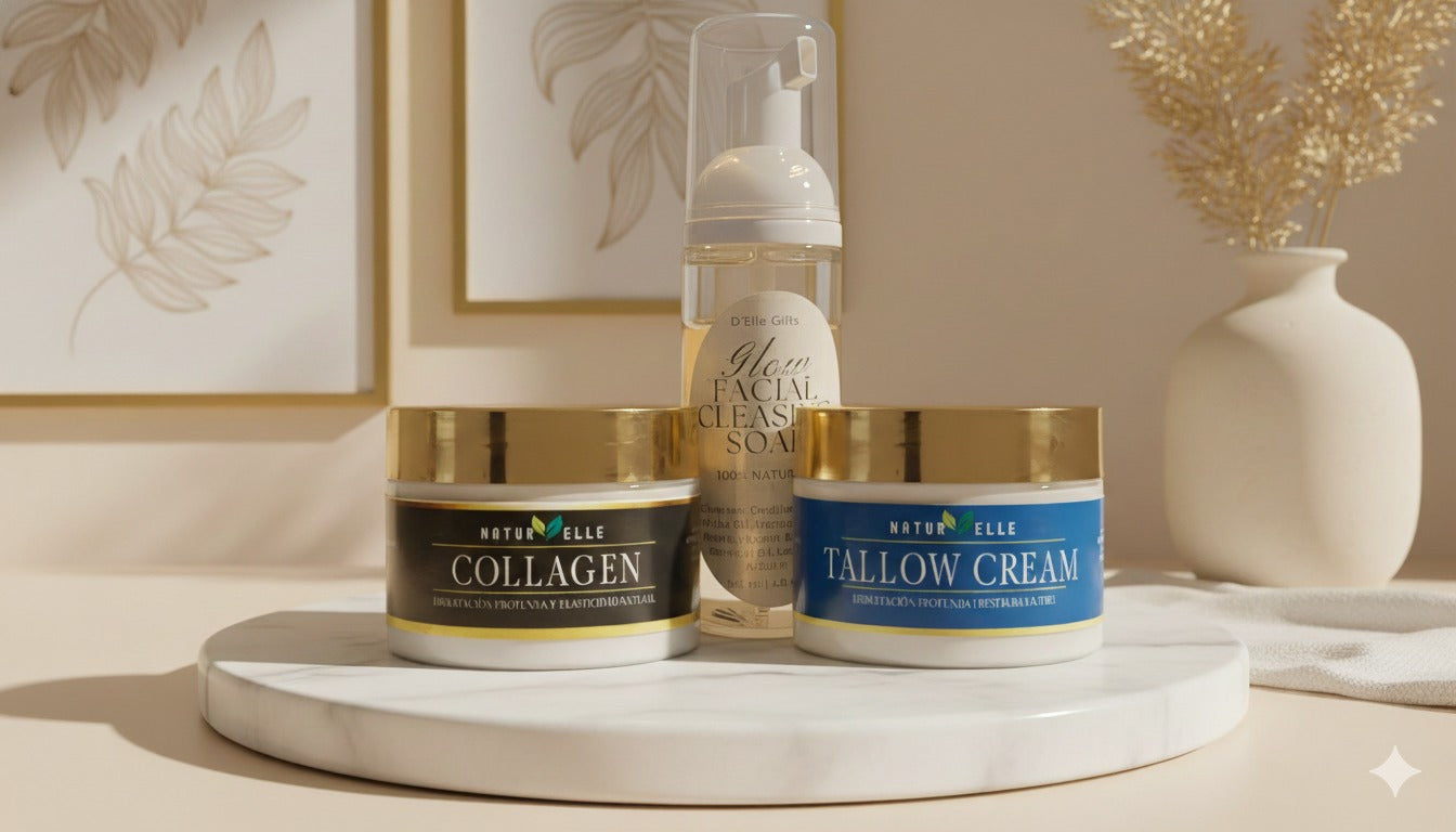 LIMITED EDITION - LAST UNITS | Set-Soap, Collagen & Tallow Cream (Deep Cleanse, Hydrate and Repair)