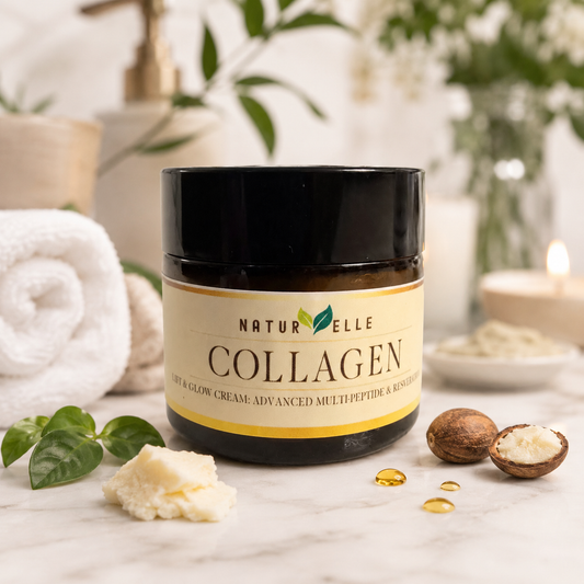 una crema con peptidos de colageno que ayuda a la piel a hidratar, nutrir, y mejorar la apariencia de elasticidad.