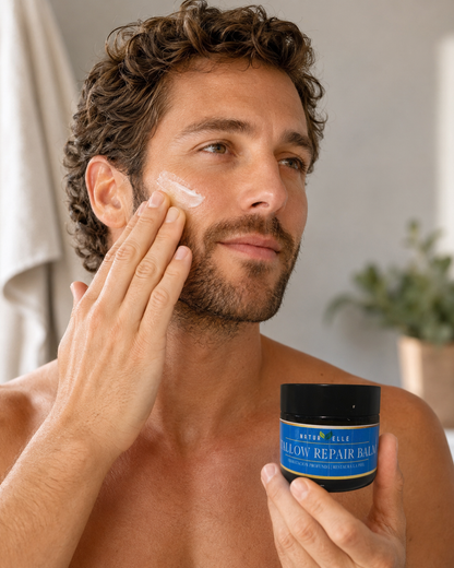 la crema de sebo para piel seca es utilizada por hombres y mujeres que quieren reponer la grasa perdida